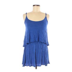 Zara Size M Blue Stappy Mini Dress